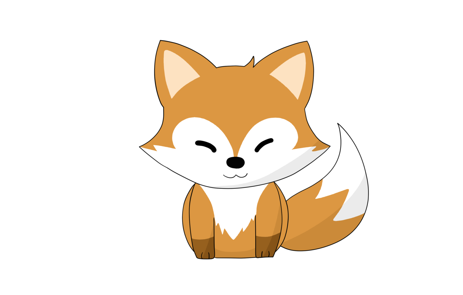 sitting fox