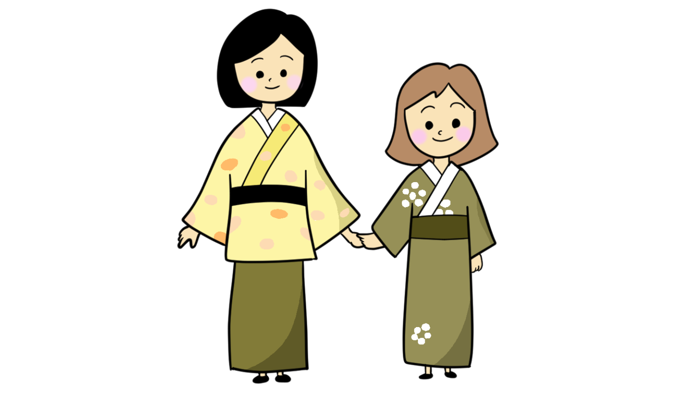 women in kimono